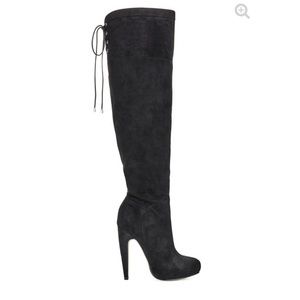Over The Knee Heeled Boot